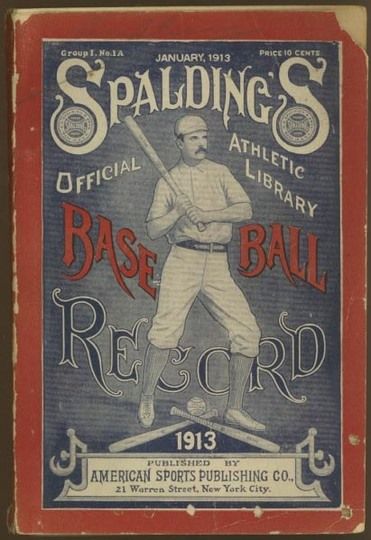 MAG 1913 Spalding's Baseball Record
